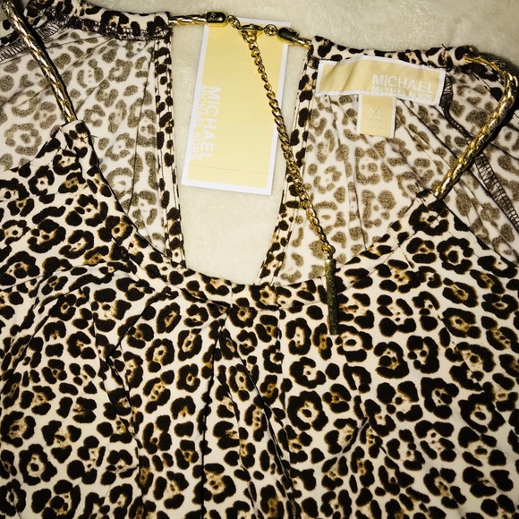 BNWT XL Michael Kors cold shoulder w/jewelry - Picture 6 of 8